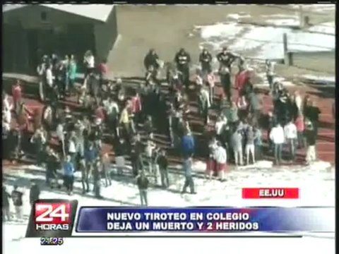 VIDEO: tiroteo en escuela secundaria de Colorado en EEUU deja dos heridos