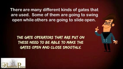 BaldwinPines Offers Options for Gate Operator