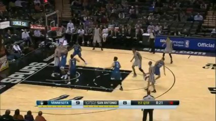 Le panier gag de Tony Parker