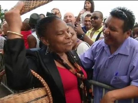 Christiane Taubira de retour en Guyane - 14/12