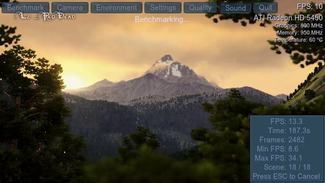 Valley - Benchmark ATI RADEON HD 5450
