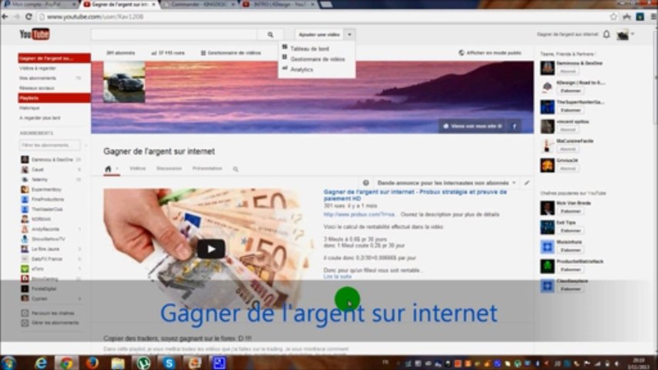 [Tuto] Gagner de l'argent sur internet en complétant des offres- Sponsokdo - Preuve de paiement HD