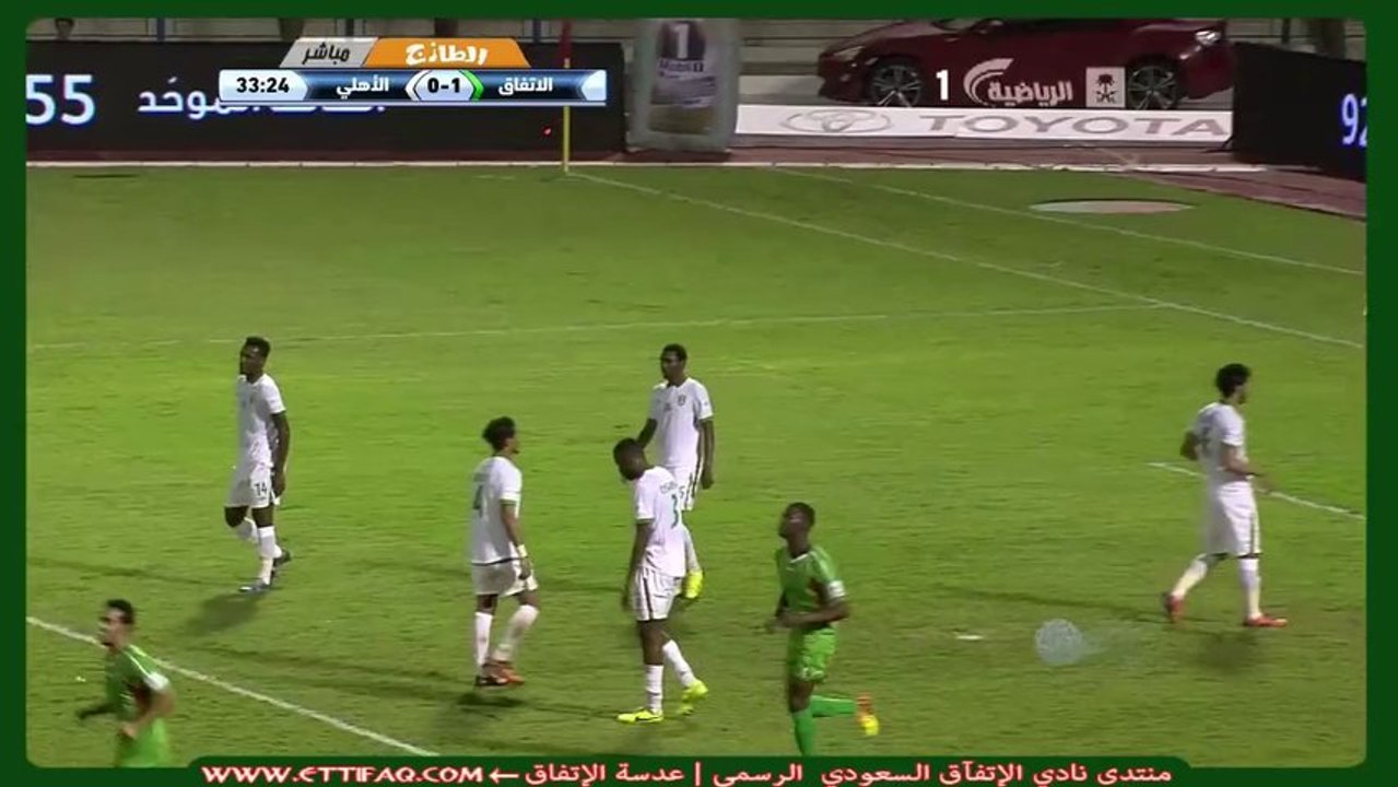 هدف الاتفاق الثاني على الاهلي- الدوري  السعودي