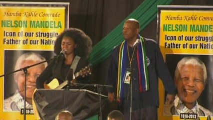 ANC party's send-off for Mandela