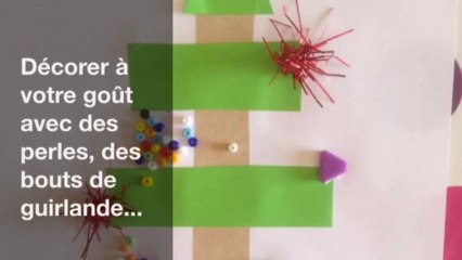 Réaliser un sapin de Noël en papier