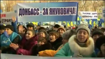 Ukraine : 60 000 partisans du président Ianoukovitch manifestent à Kiev