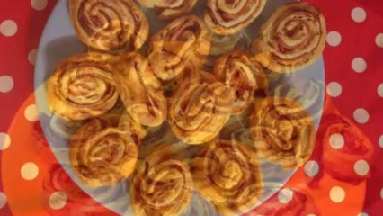 Réaliser des petits feuilletés au jambon et fromage