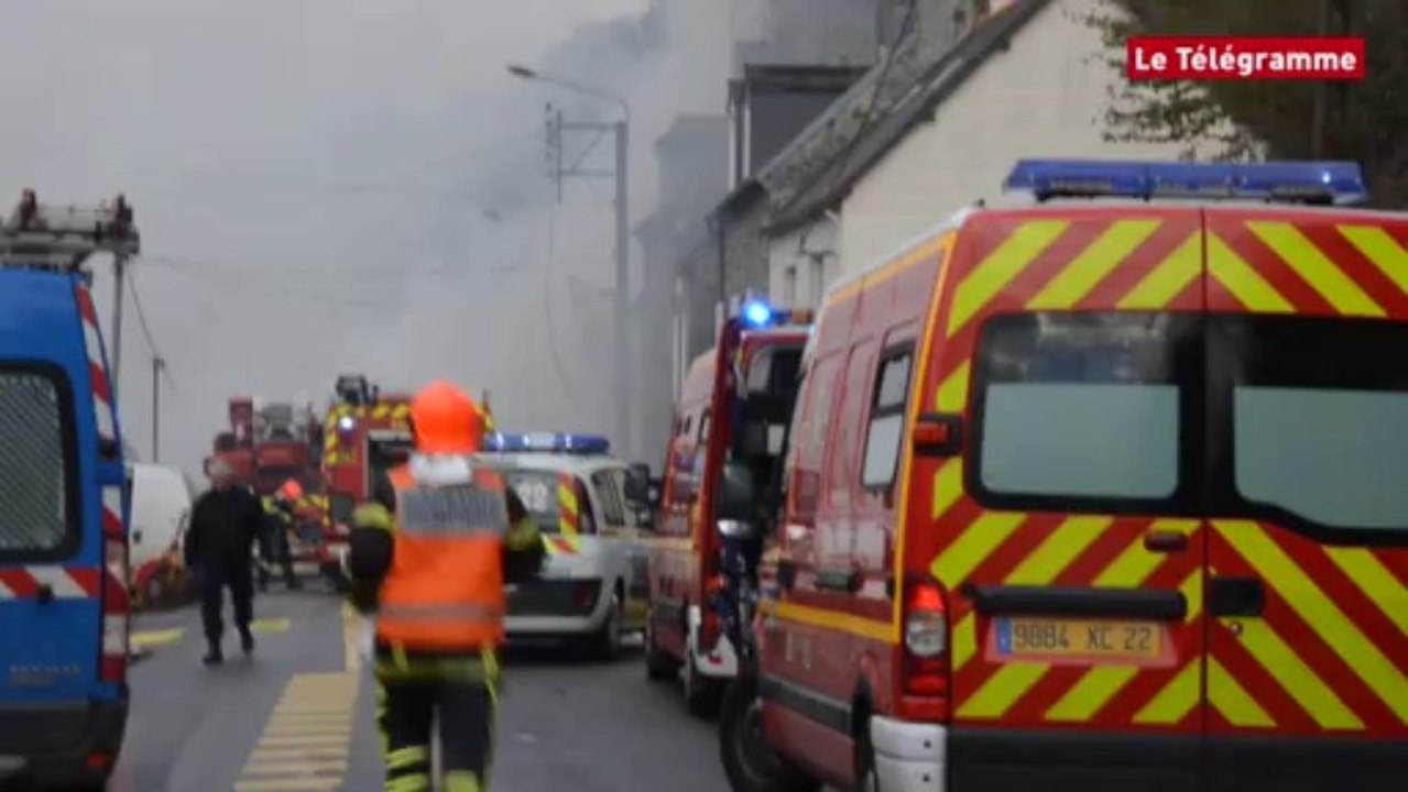 Plérin (22). Violent incendie rue Beauregard