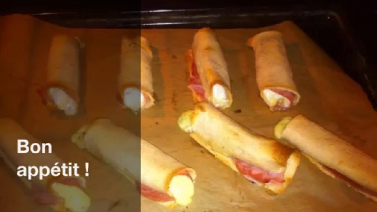 Réaliser des sandwichs roulés jambon-fromage