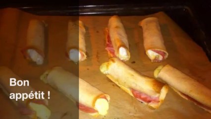 Réaliser des sandwichs roulés jambon-fromage