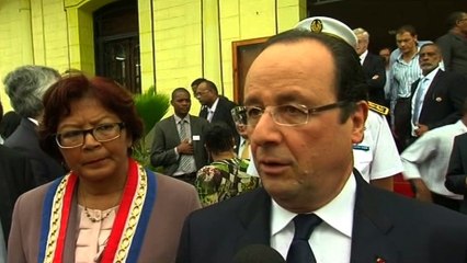 Interview à l'issue de la rencontre avec les acteurs économiques de Guyane