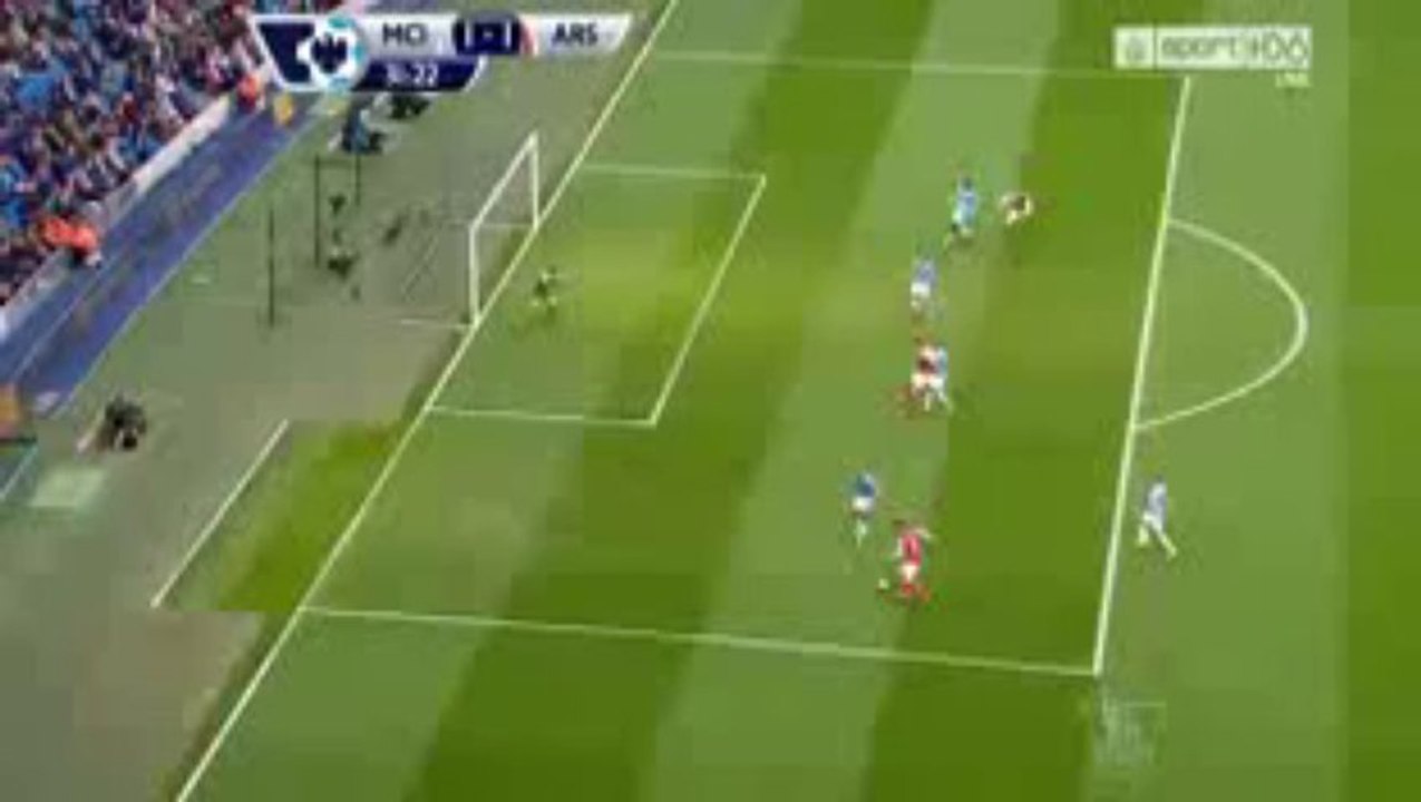 Goal Walcott - Manchester City 1-1 Arsenal 14.12.2013 Highlights