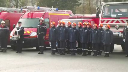 Clermont, images de la cérémonie de voeux du centre de secours