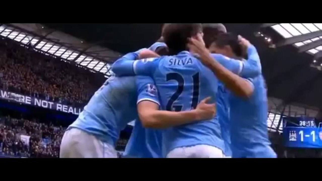 Manchester City Vs Arsenal 2-1 All Highlights And Goals 12-14-2013
