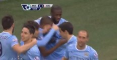 Manchester City 3 - 1 Arsenal  50' Goal Fernandinho 14/12/13