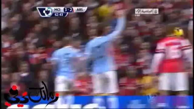 هدف الارسنال الثاني فى السيتي والكوت