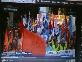 Manifestation syndicale du 23 novembre en Bretagne