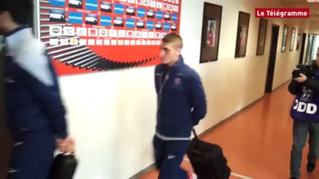 Rennes - PSG. L'arrivée des joueurs