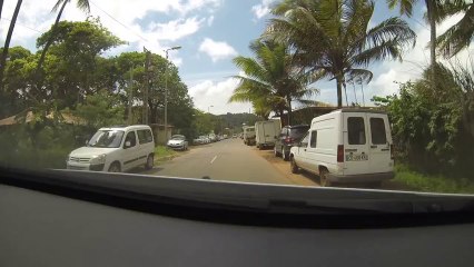 Driving in French Guiana - Beach Road Ep1