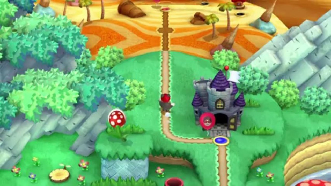 New Super Mario Bros U Walkthrough 7 Acorn Plains Final Castle All Star Coins HD 1080p Wii U