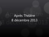 AEP Châteaurenaud - Saison théâtrale 2013 - Après Théâtre