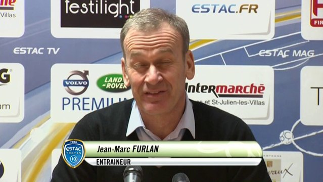Conférence de presse ESTAC Troyes - Havre AC (0-1) : Jean-Marc FURLAN (ESTAC) - Erick MOMBAERTS (HAC) - 2013/2014