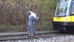 Gandalf arrête un tramway en Pologne