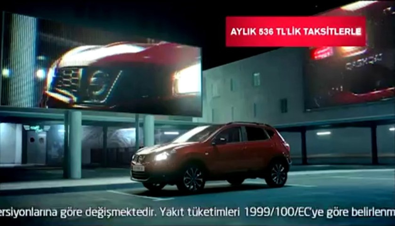 Nissan Qashqai'le bir şerit değiştiremedi!