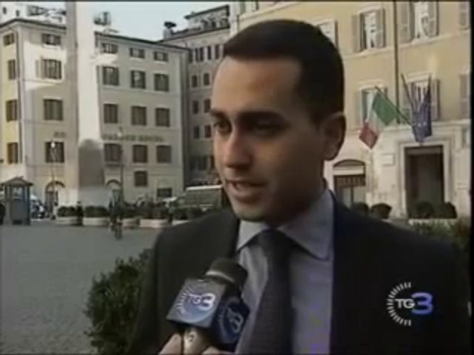 Luigi Di Maio (M5S) su proposta di Renzi - tg3 16 12 2013
