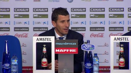 Javi Gracia: "Hemos hecho un buen partido ante un gran equipo"