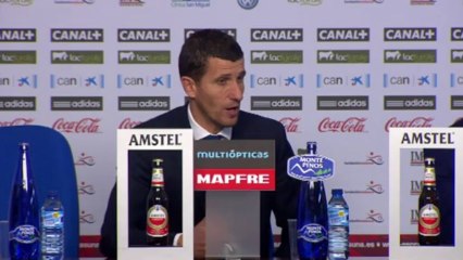 Javi Gracia: "Agradezco el esfuerzo que hacen todos los que vienen a apoyarnos"