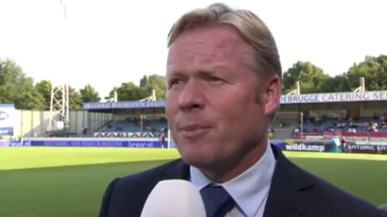 05-08-2011 Ronald Koeman vooraf aan Excelsior - Feyenoord