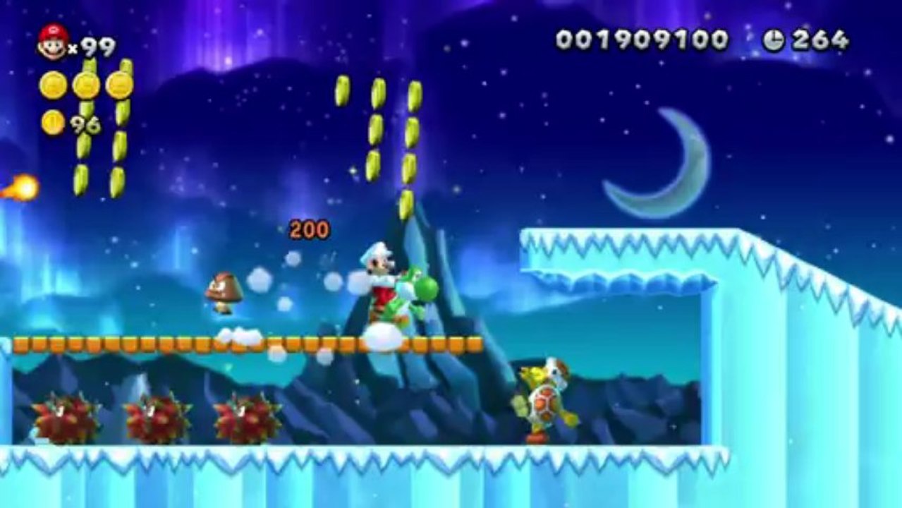 New Super Mario Bros U Walkthrough 29 Frosted G...