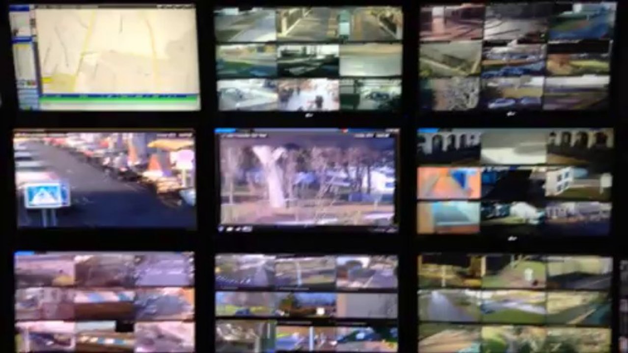 UMP/UDI Visite du Centre de Supervision Urbaine à Meaux