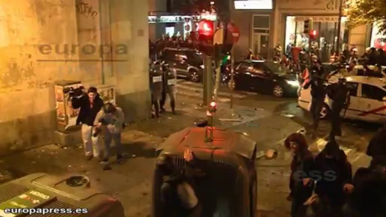 Altercados en la manifestación 'Rodea el Congreso'