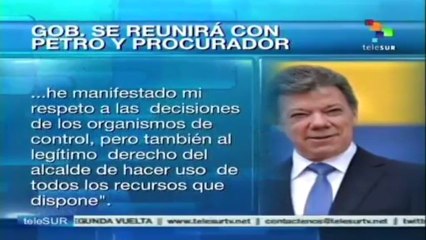 Se ubicó Santos como "intermediario" entre Petro y su procurador