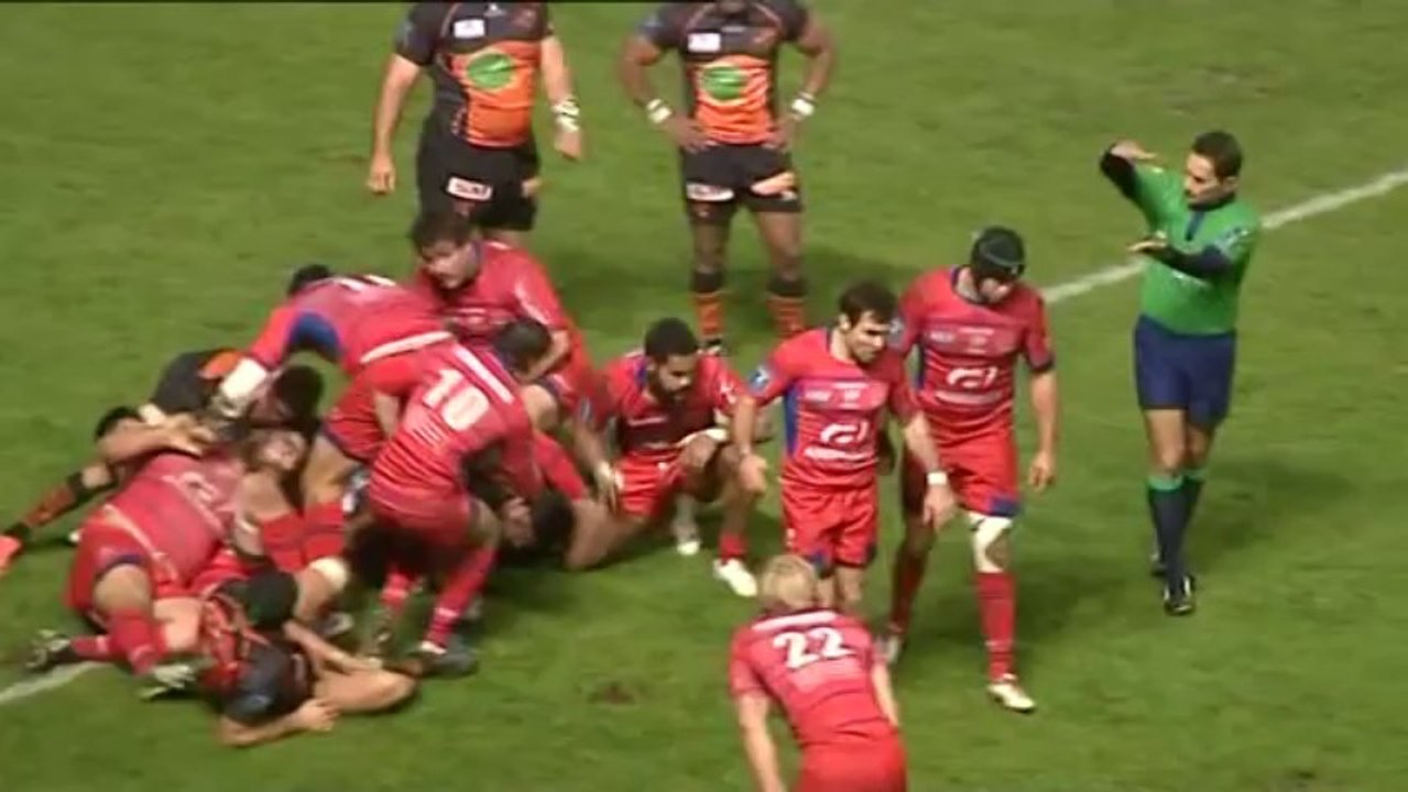 Béziers-Narbonne : 16-15 J14 - Saison 2013-2014