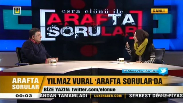 Yılmaz Vural ; Esra Elönü İle Arafta Sorular Programı 14.12.2013-Bölüm-1