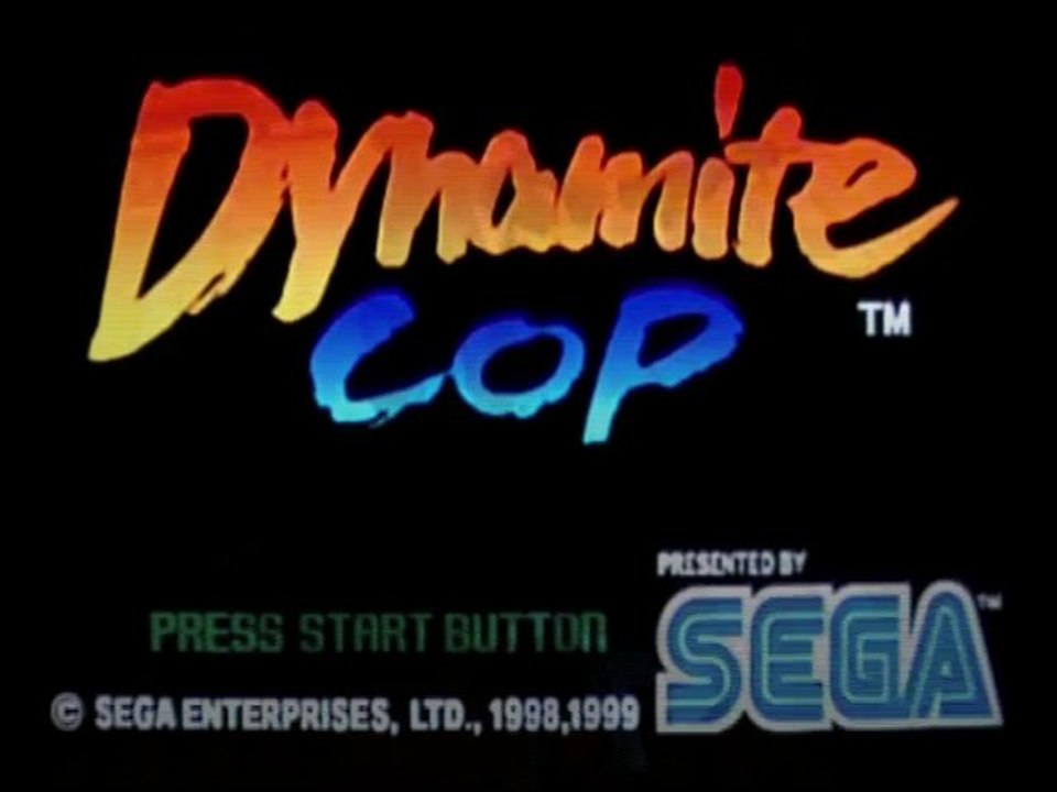 First Level - Only - Dynamite Cop - Dreamcast