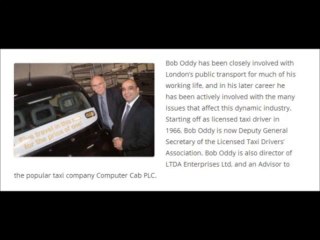 Bob Oddy l Chief Negotiator for London Taxi Fares