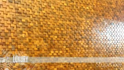 Nghệ thuật mosaic  gỗ - Sự lựa chọn tinh tế trong kiến trúc nội thất nhà ở