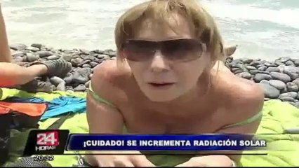 Tenga cuidado: aumenta la radiación solar en las playas