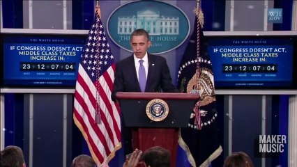 Barack Obama with - -Jingle Bells- - Christmas