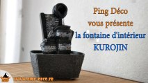 Fontaine d'intérieur 3 jarres KUROJIN