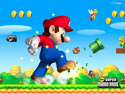 New Super Mario Bros DS Walkthrough part 2 World 5 to 8 All Star Coins [HD 1080p]