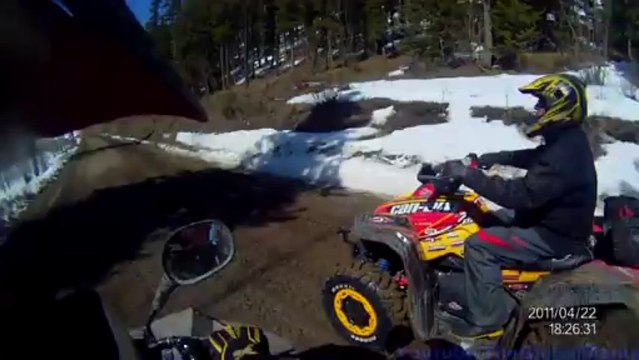 Powerful Quad Race: Dyno-tuned, Modded Big HP Renegade vs Virtually Stock (HMF) Renegade