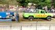 500 HP Small Block Chevy 4x4 On Racing Fuel Super Stock Truck Pull