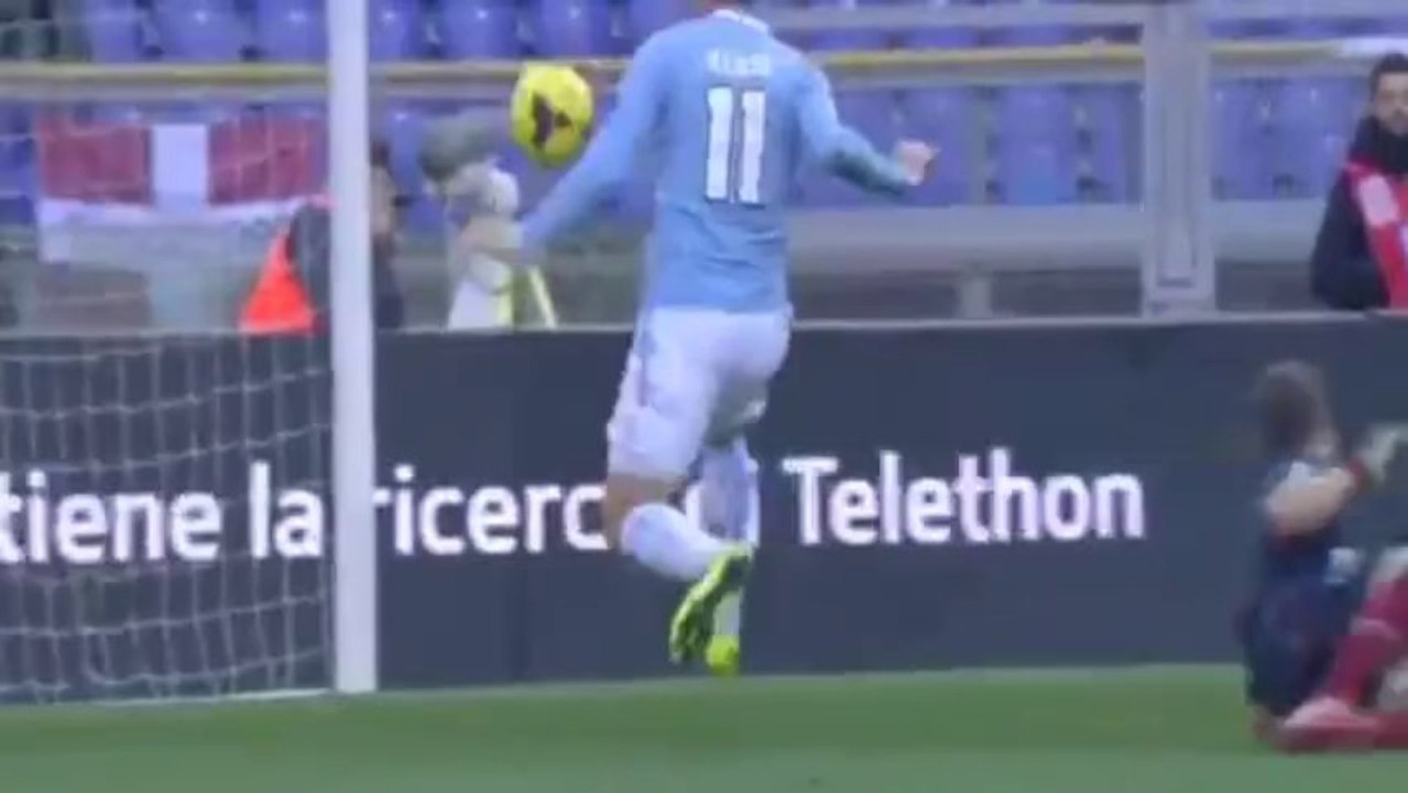 Gol di Miroslav Klose ( Lazio - Livorno 1-0 ) 15/12/2013 Serie A