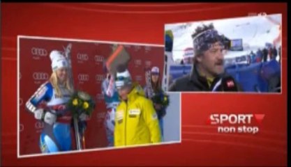 Ski Alpine World Cup Women's Giant Slalom ST.Moritz Intervista Tina Maze