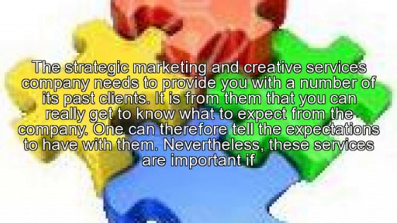 The Need For Strategic Marketing And Creative Services
